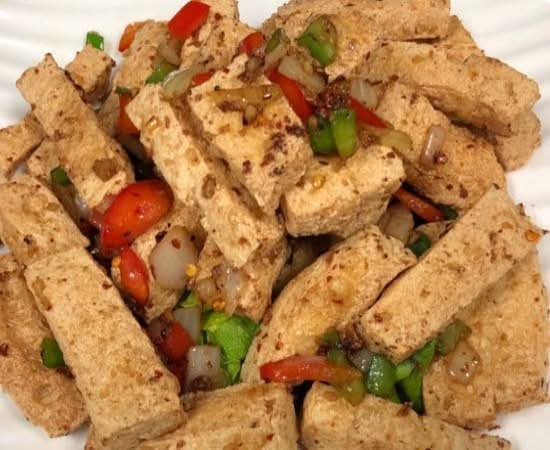 62-Tofu sel et poivre/Fried tofu salt and pepper 椒鹽豆腐/Đậu hủ muối tiêu